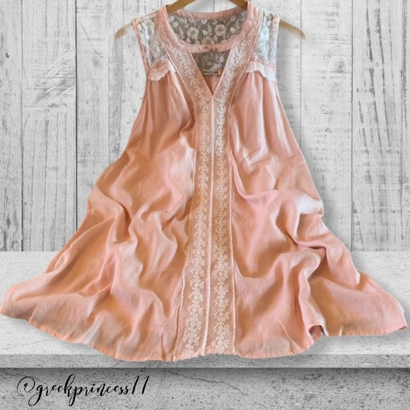 Dresses & Skirts - Bohemian Lace Layering Tank Dress